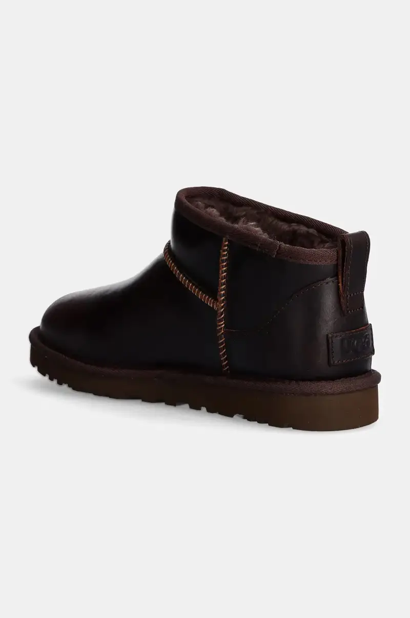 stivali da neve in pelle Classic Ultra Mini Lthr Regen colore marrone 1158191-IWD miniatura 3