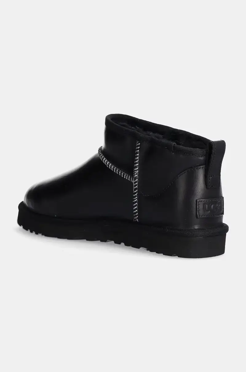 stivali da neve in pelle Classic Ultra Mini Lthr Regen colore nero 1158191-BLK miniatura 3