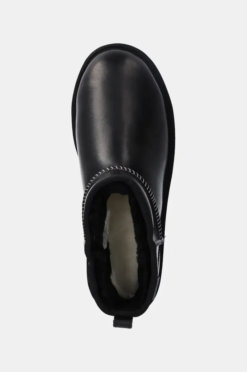stivali da neve in pelle Classic Ultra Mini Lthr Regen colore nero 1158191-BLK miniatura 4