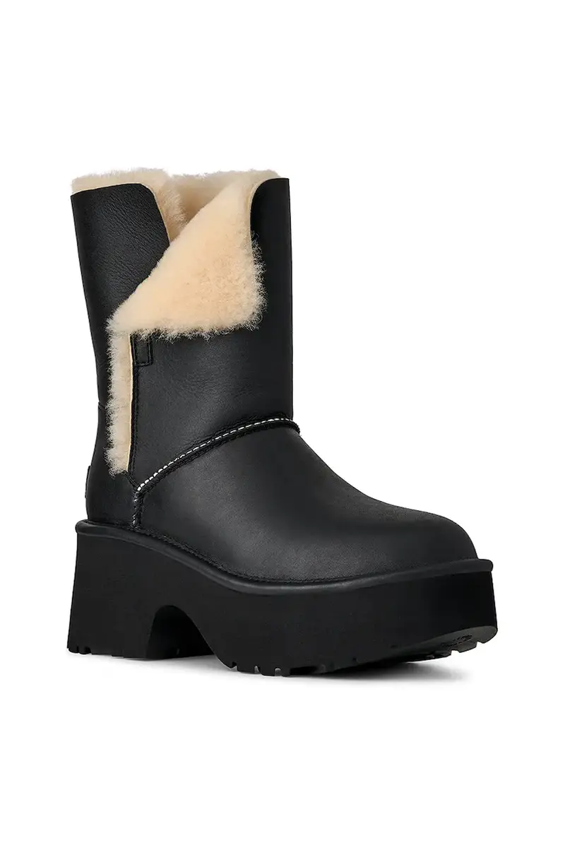 stivali da neve in pelle Esmee Leather Boot colore nero 1172590.BLK miniatura 2