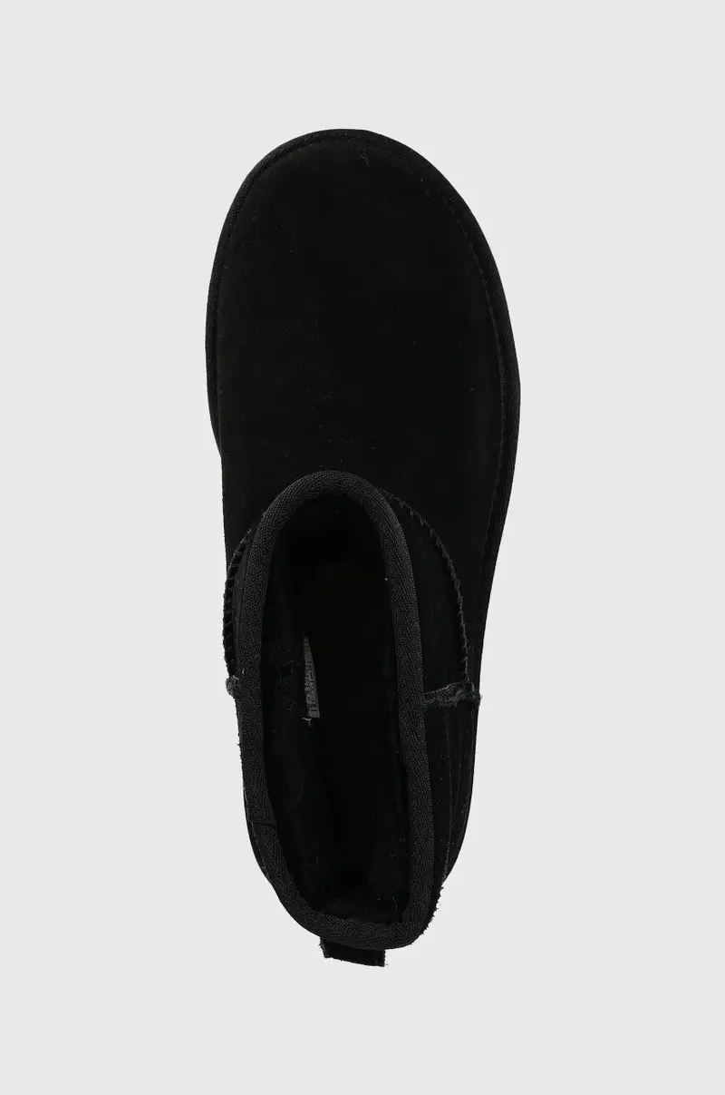 stivali da neve in pelle W Classic Mini Platform Nero miniatura 4