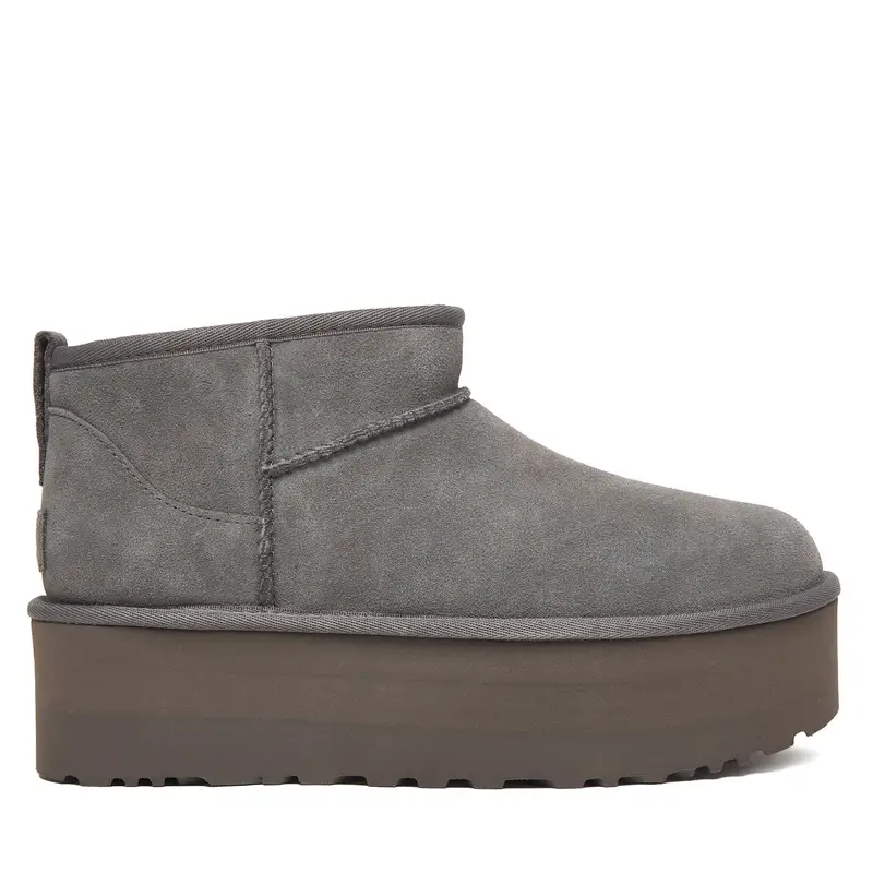 Stivali da neve Ugg W Classic Ultra Mini Platform 1135092 Grigio