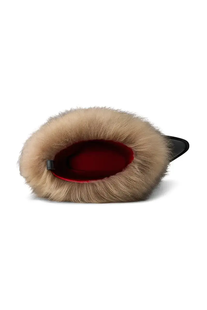 stivali x Ambush Fur Heel donna colore marrone 1176810.BRN miniatura 5