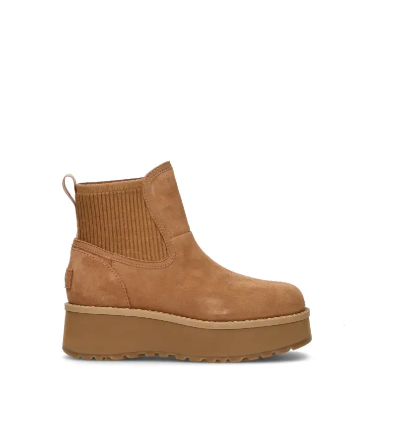 W CITYFUNC CHELSEA Tronchetto donna chestnut in suede Vario