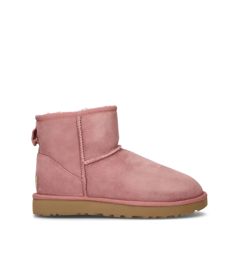 W CLASSIC MINI II Stivaletto pelo donna pink down in suede Vario