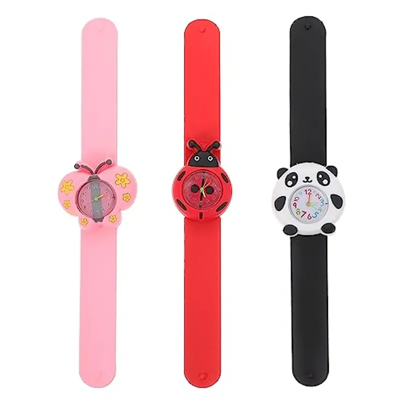 UKCOCO Orologio per Schiaffe Silicone Fumetto Bambino: Lo Schiaffo Silicone Morbido Sull orologio Simpatico Orologio Polso Quarzo Della Forma Animale Fumetto?stile casuale?