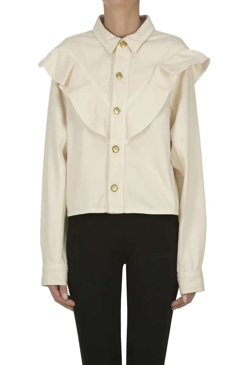 Giubbotto The Mathilde in denim Panna