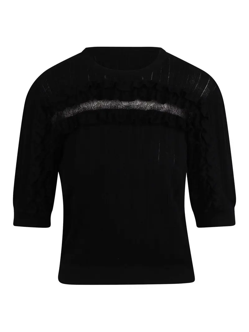 Maglia Salima In Lana Merino Nero