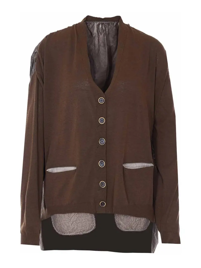 Cardigan marrone