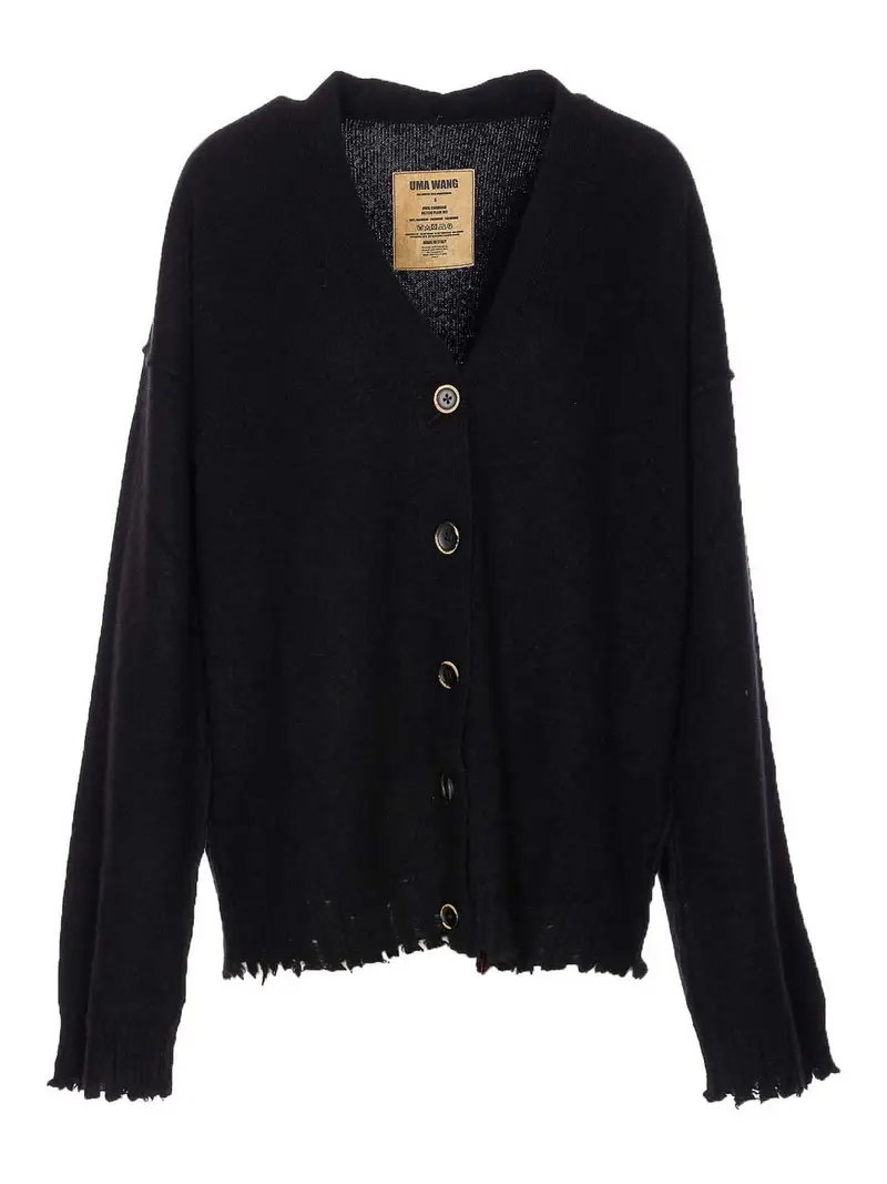 Uma Wang Cardigan Nero 3347134