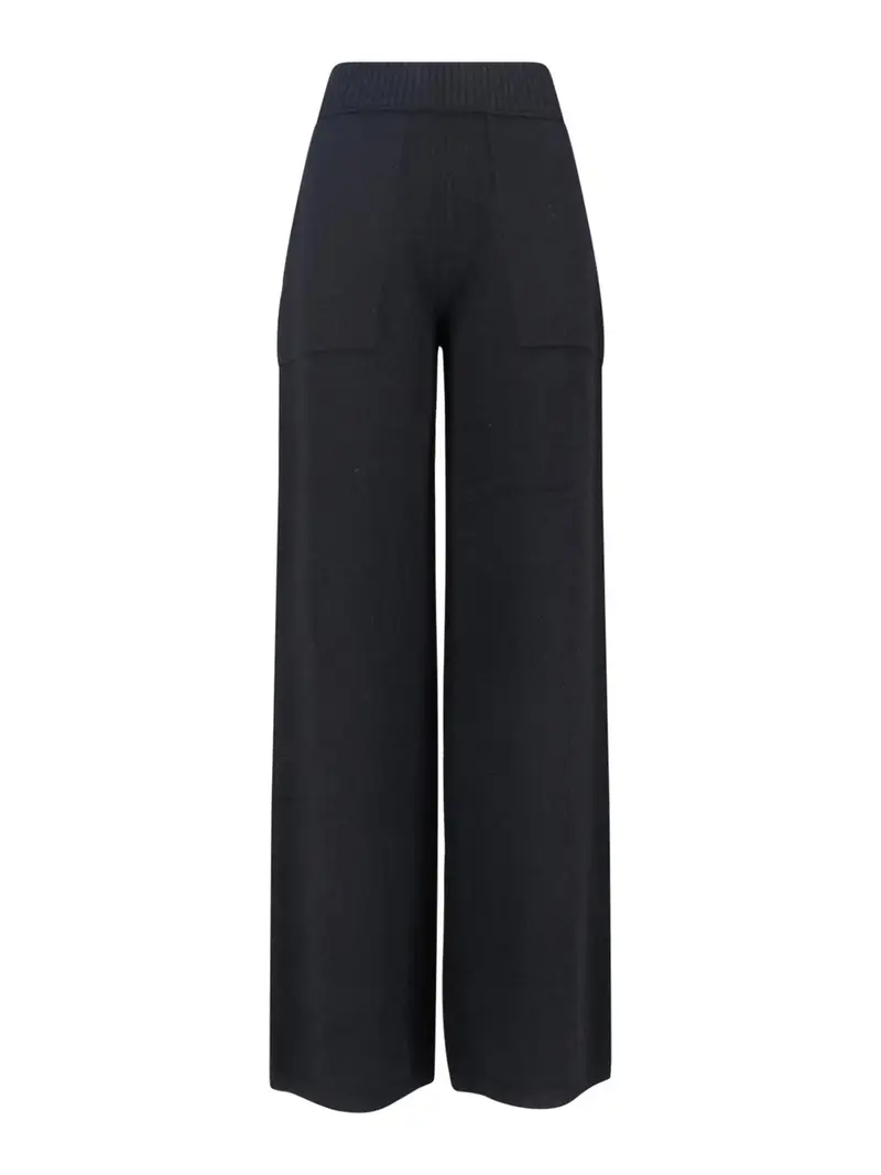 Pantaloni In Cashmere Nero