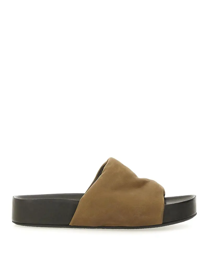 Sandalo in pelle Multicolore