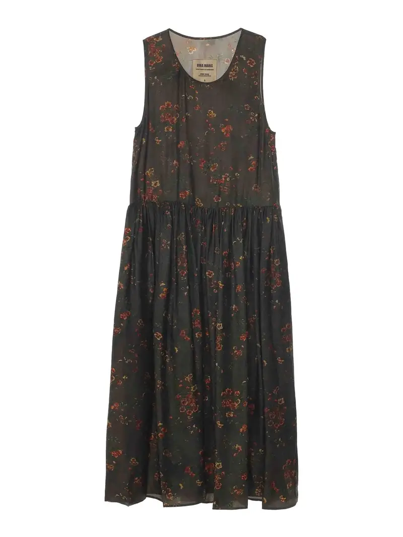 Vestito Ardal con stampa floreale Marrone