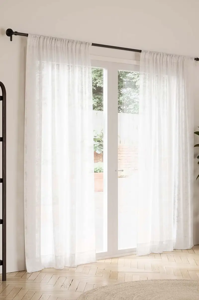 bastone per tende Finn Curtain Rod Nero miniatura 4