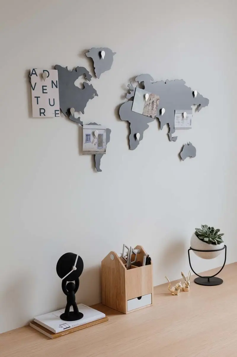 decorazione in murale Grigio miniatura 5