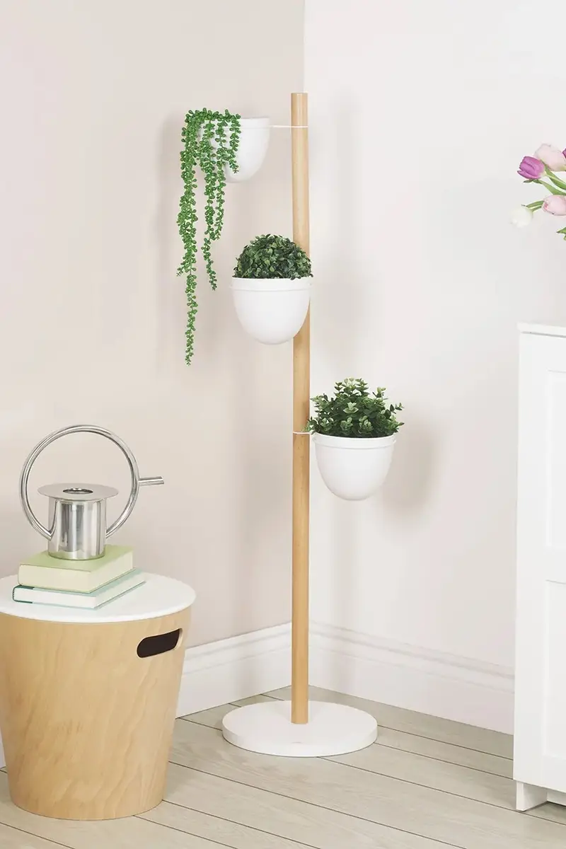 fioriera Floristand 140 cm colore bianco miniatura 3