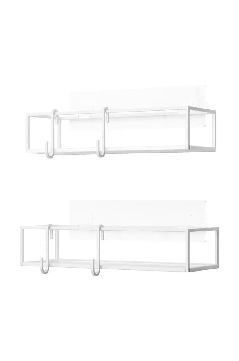 mensola da bagno (2-pack) Bianco