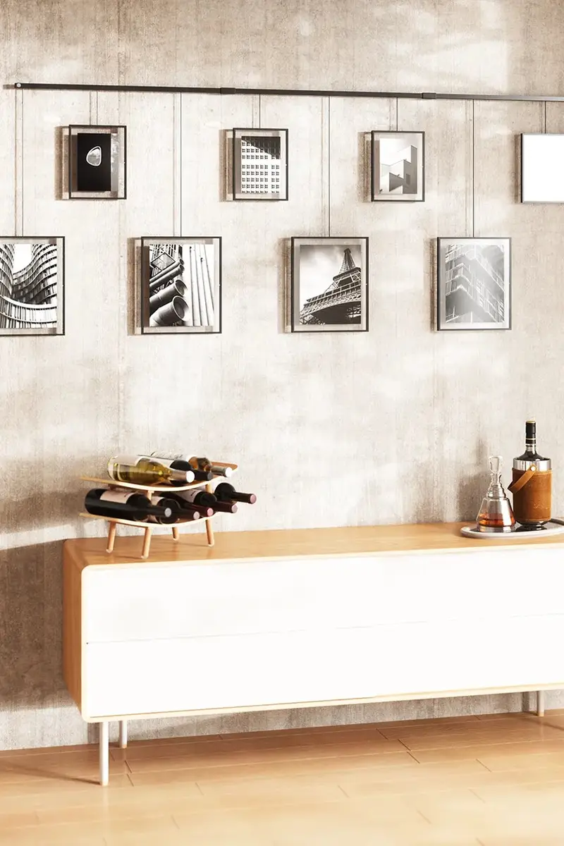 multifoto da parete cornice con asse Multicolore miniatura 5