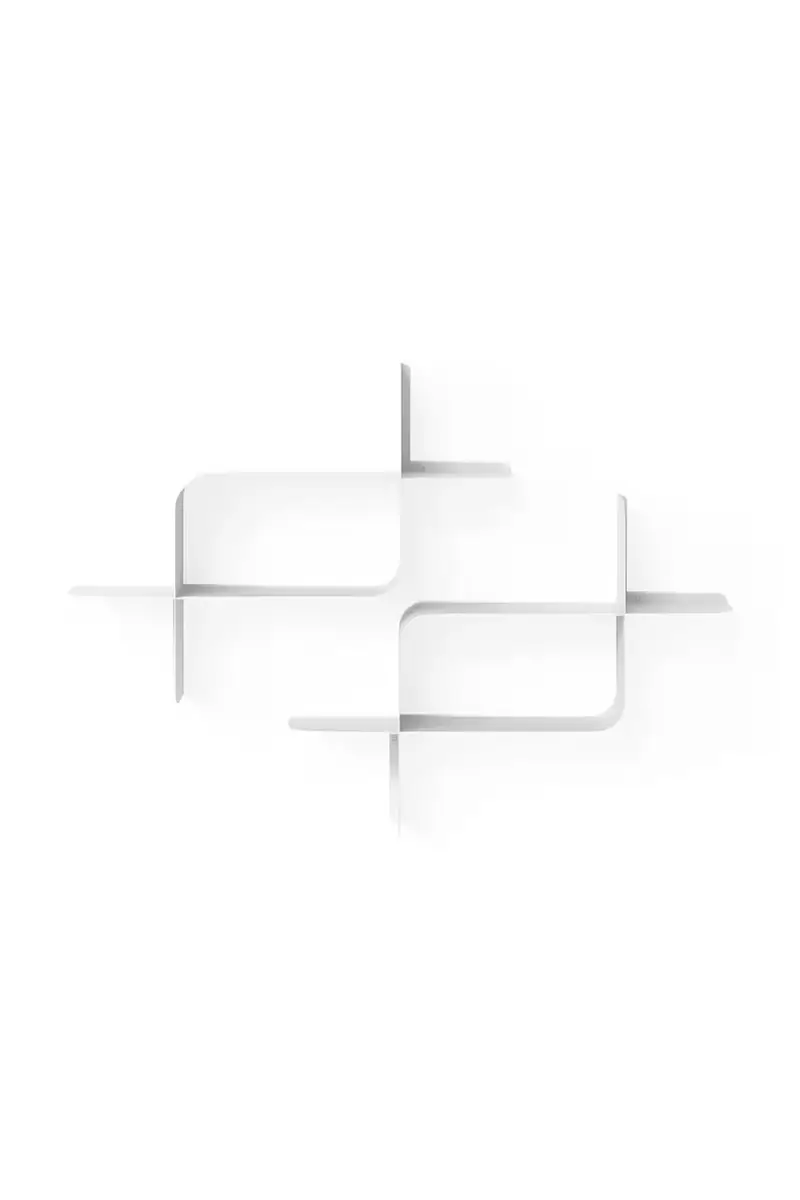 scaffale a parete Montage pacco da 2 Bianco miniatura 3