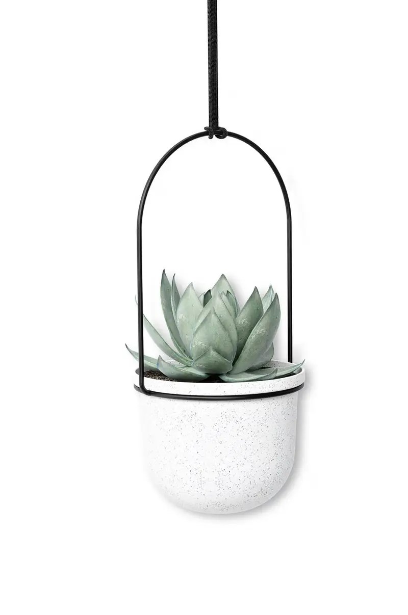 set vasi da fiori da parete (5-pack) Bianco miniatura 4