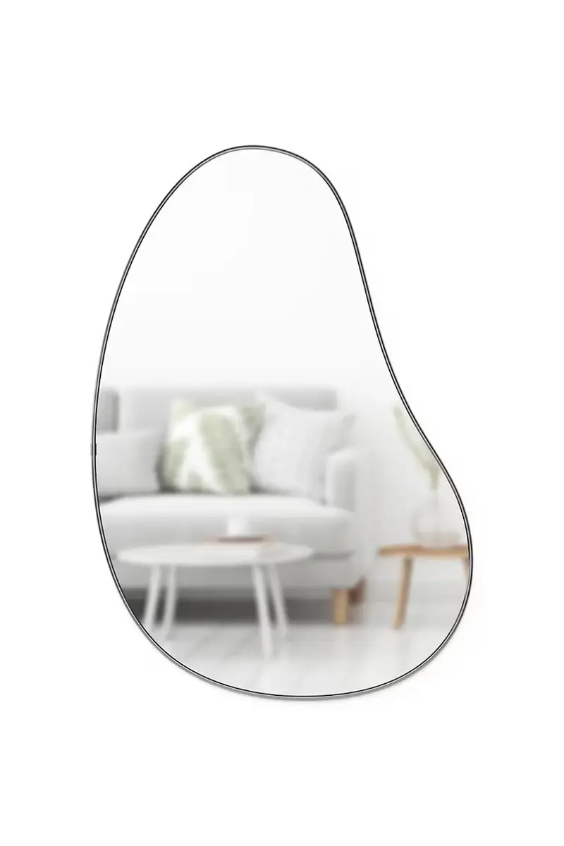 specchio da parete Hubba 61 x 91 cm colore nero miniatura 4