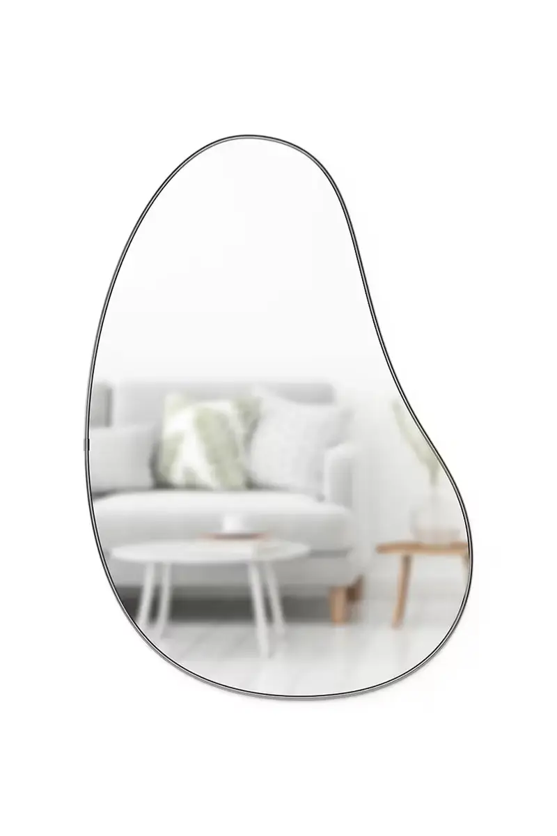 specchio da parete Hubba 61 x 91 cm colore nero Grigio miniatura 4