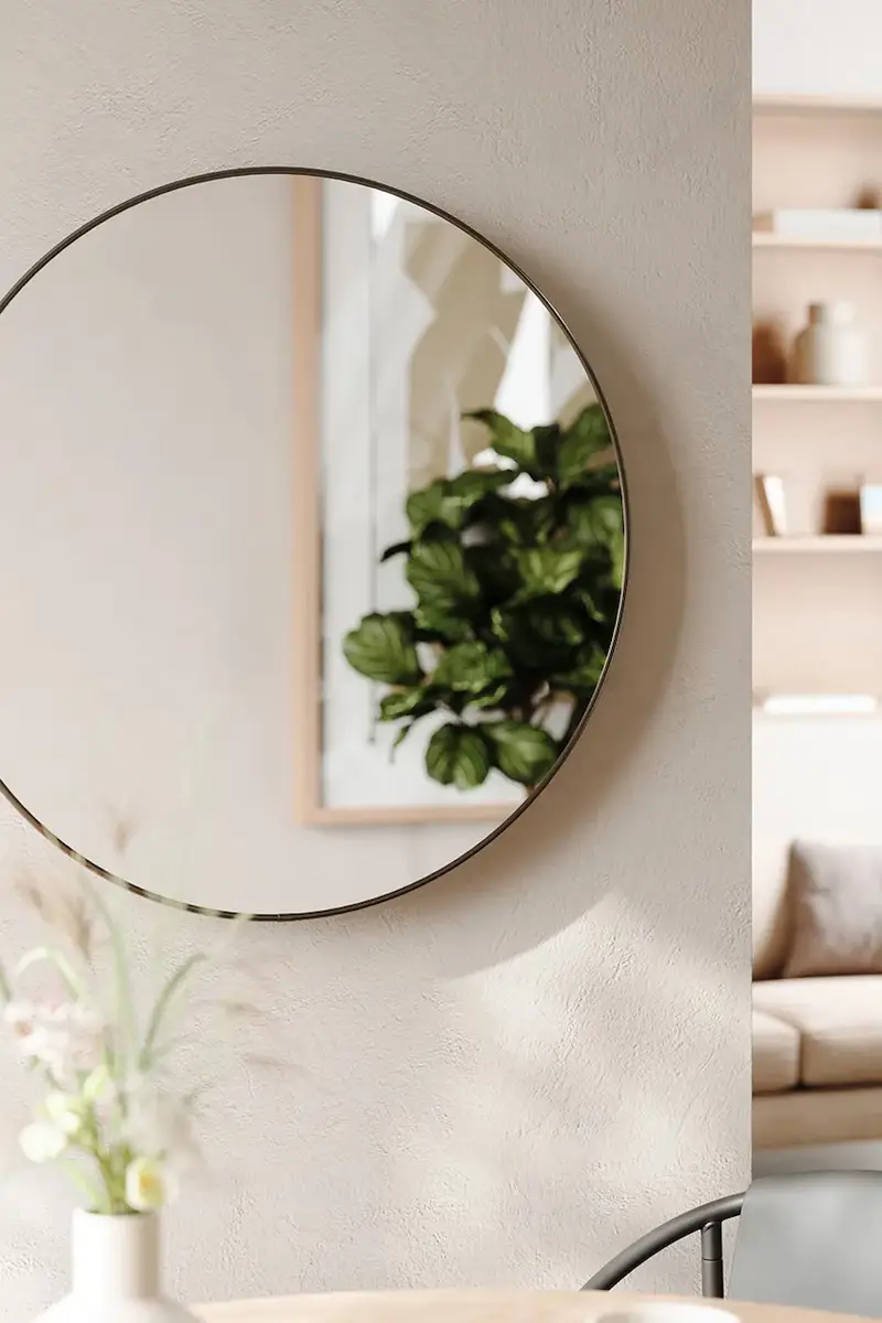 specchio da parete Hubba Wall Mirror colore nero miniatura 4