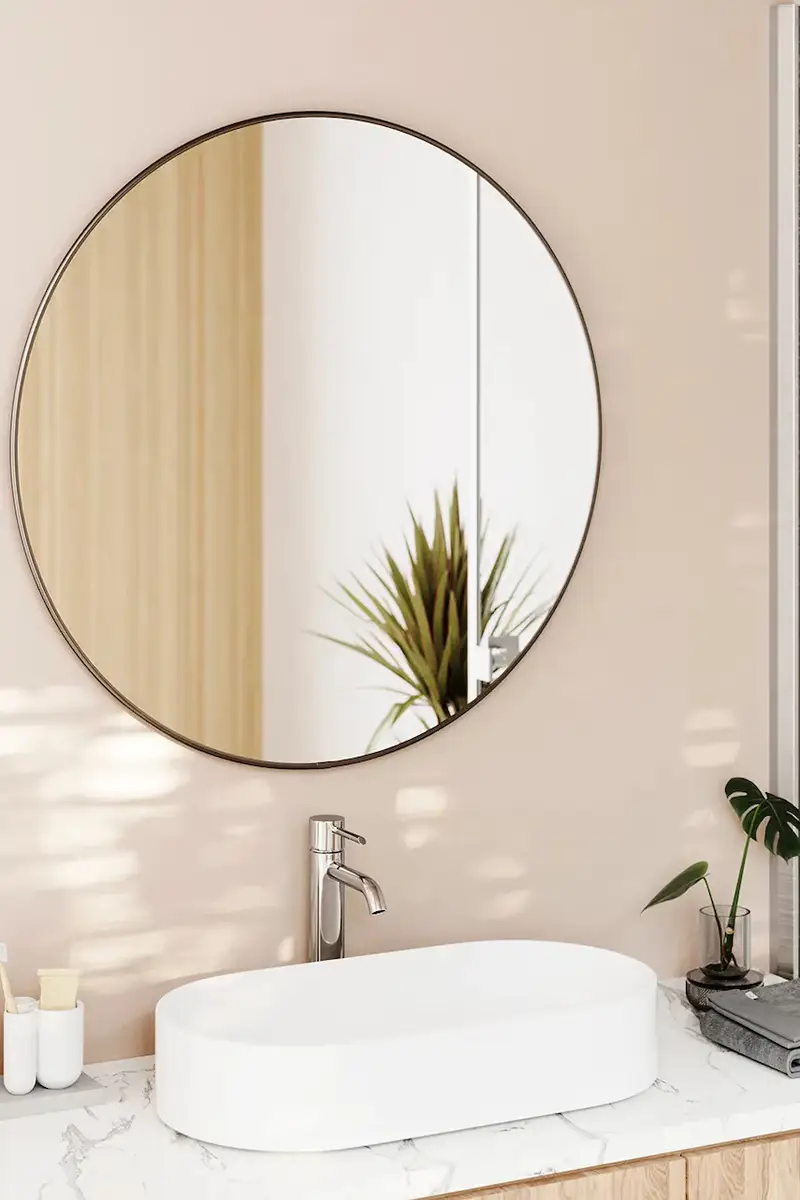 specchio da parete Hubba Wall Mirror colore nero miniatura 5