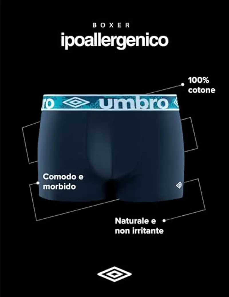 Umbro Boxer Uomo 1602230 miniatura 2