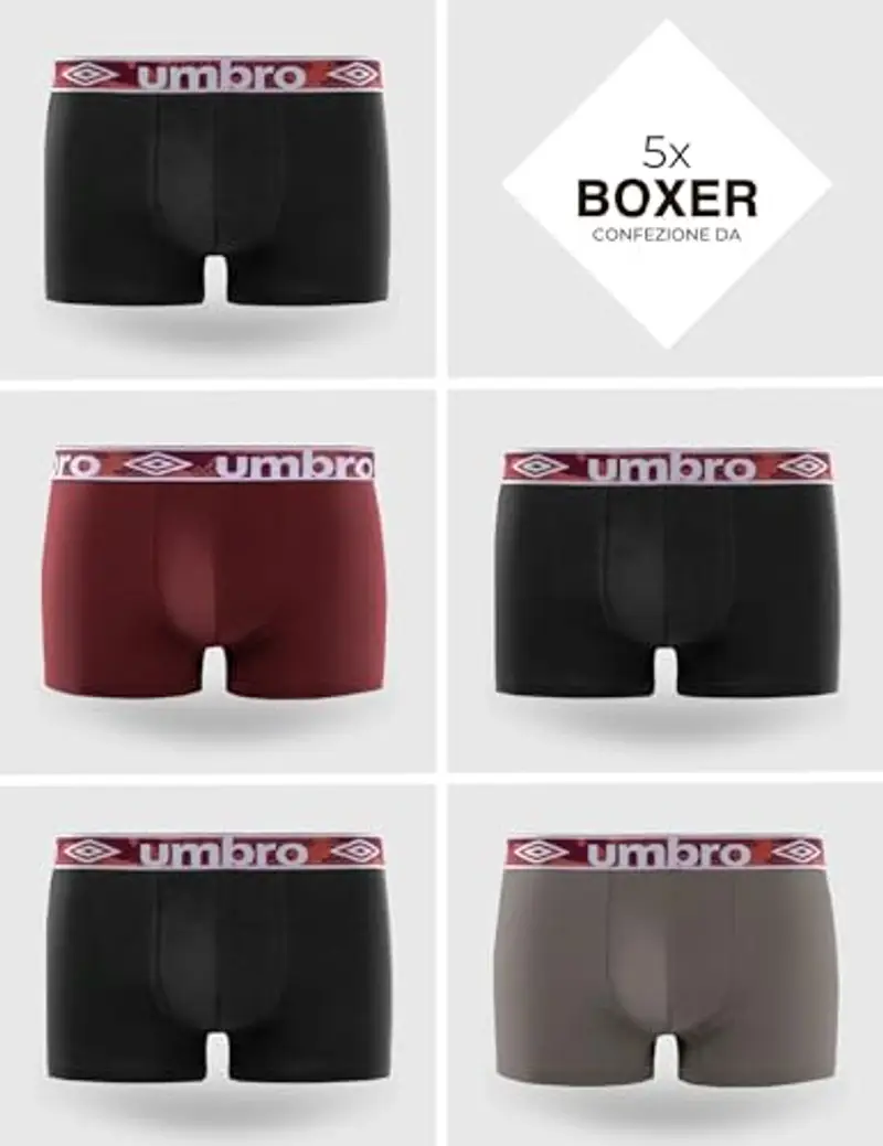 Umbro Boxer Uomo 1602229 miniatura 3