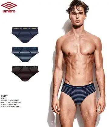Slip uomo in cotone elasticizzato Umbro UIB5489S