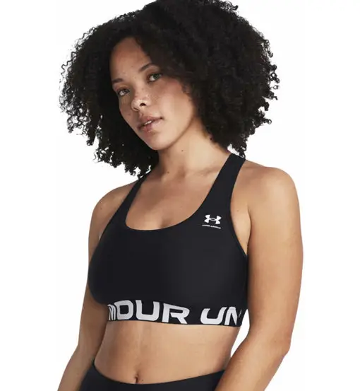 Authentics Branded W - reggiseno sportivo medio sostegno - donna Black