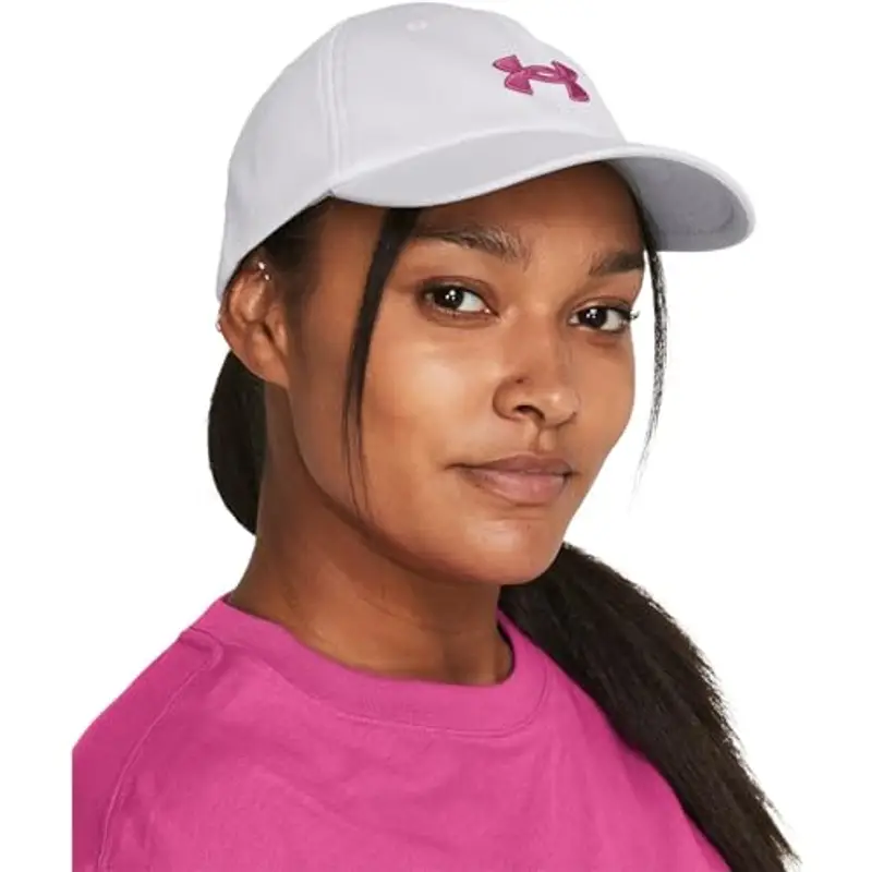 Under Armour Berretto Blitz Regolabile da Donna, (015) Halo Grey / / Astro Pink, Taglia Unica miniatura 3