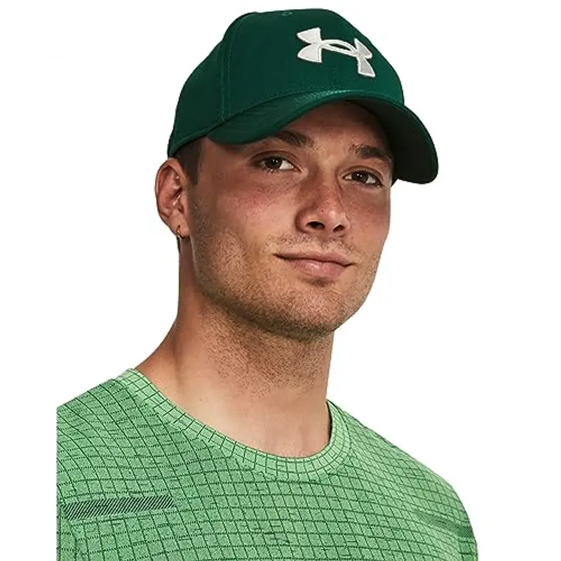 Under Armour Blitzing cap Stretch Fit Cappello, (322) Colore Verde Oliva, M/L Uomo miniatura 3