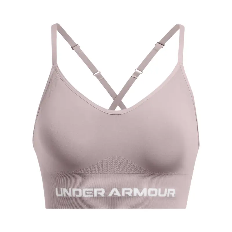 Bras senza cuciture a sostegno leggero donna Under Armour Vanish Gris