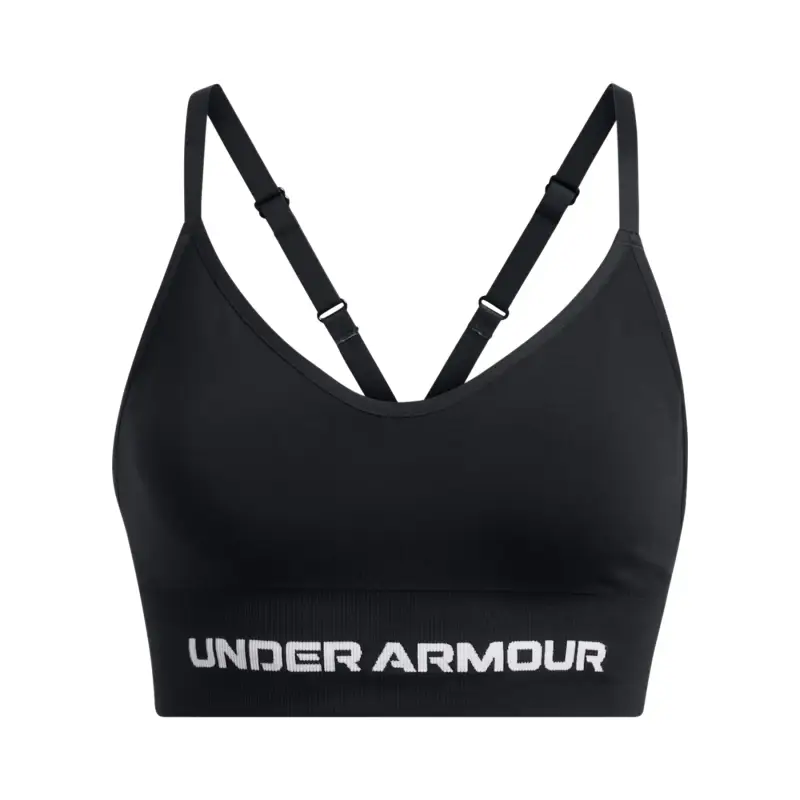 Bras senza cuciture a sostegno leggero donna Under Armour Vanish Noir