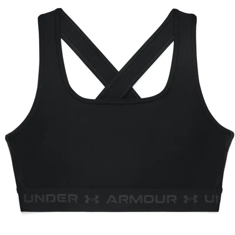 Brassiere donna Armour Mid Crossback Sportiva Noir