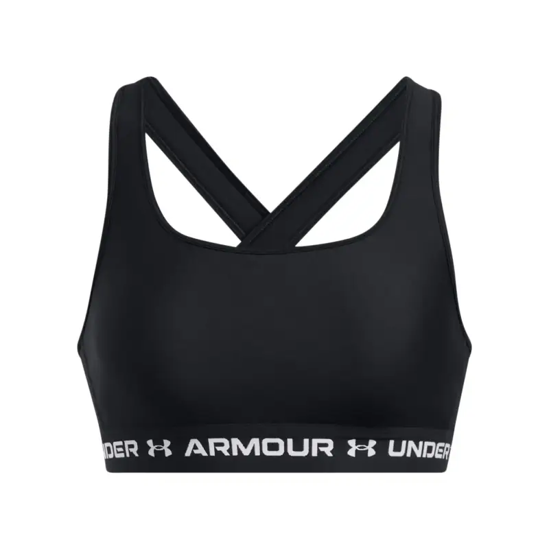 Brassiere sportiva a supporto moderato donna Under Armour Crossback Noir