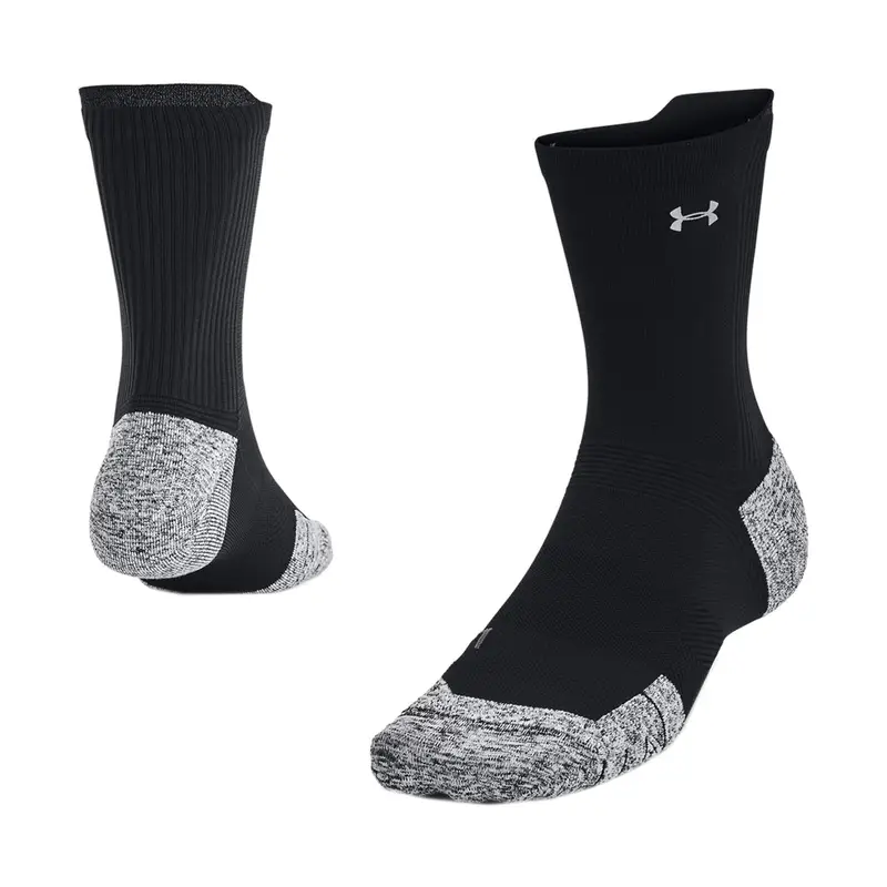 Calzini da corsa Under Armour Ad Run Cushion 1Pk Mid | Under Armour Nero