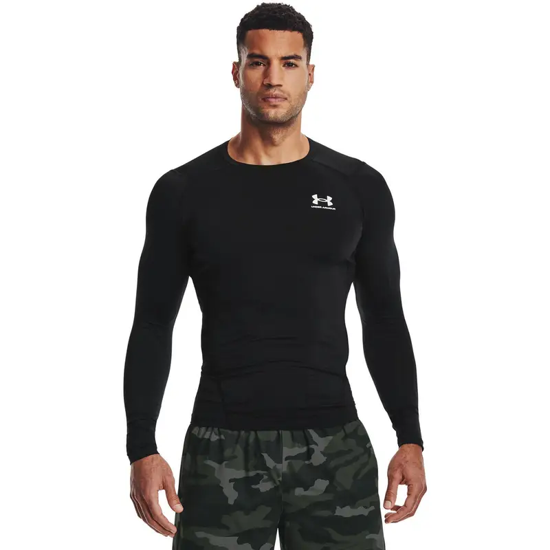 Camicetta Under Armour Heatgear Armour Long Sleeve. Nero. Uomini | Under Armour