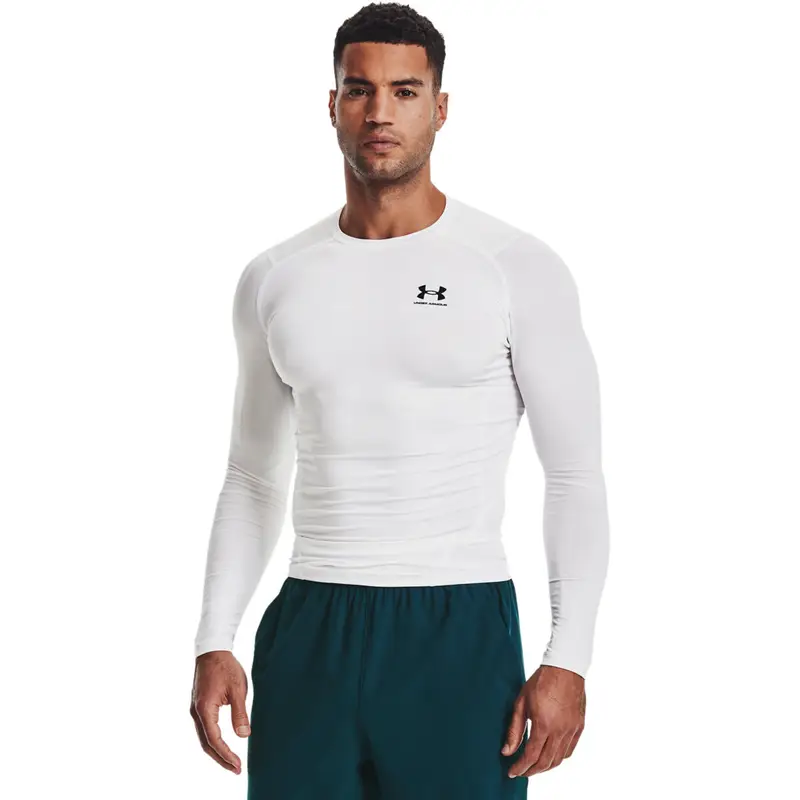 Camicetta Under Armour Heatgear Long Sleeve. Bianca. Uomini | Under Armour Bianco