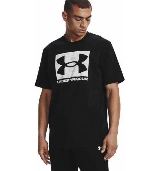 Camo Boxed Logo - T-shirt - uomo Black