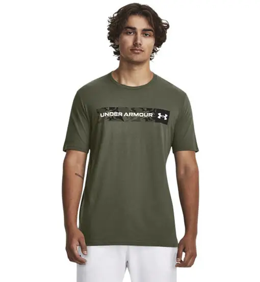 Camo Chest Stripe - T-shirt - uomo Green