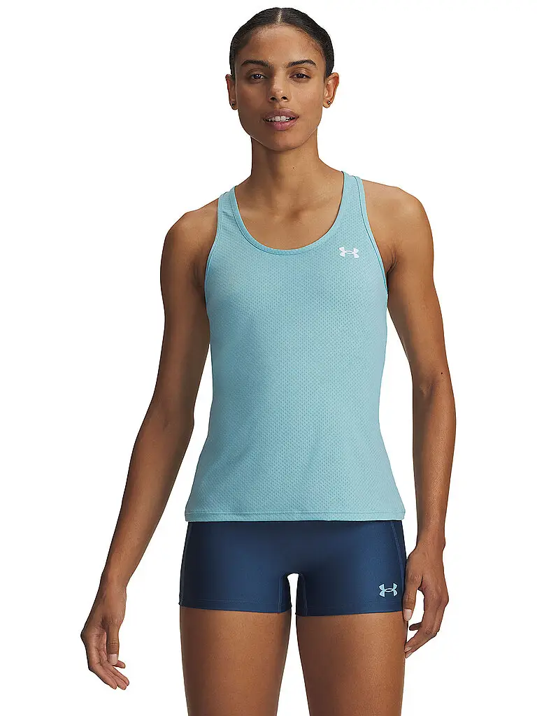 Canotta da allenamento da donna UA Tech™ Mesh azzurro | XS