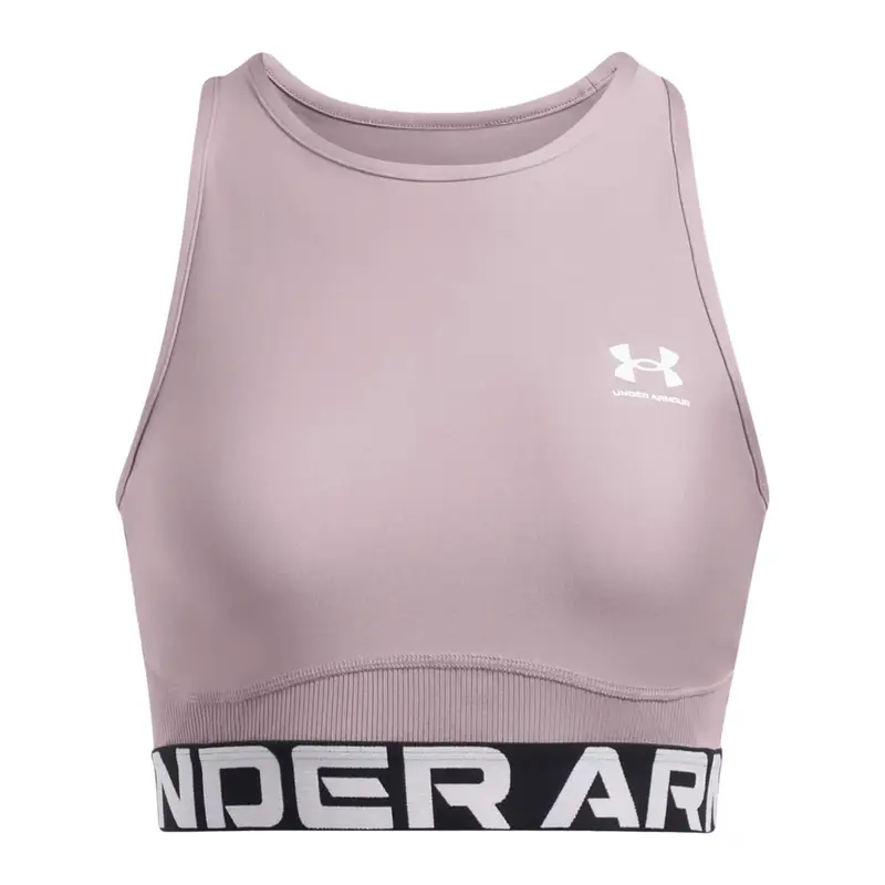 Canotta da allenamento Under Armour Heat Gear Rib da donna | Under Armour Rosa