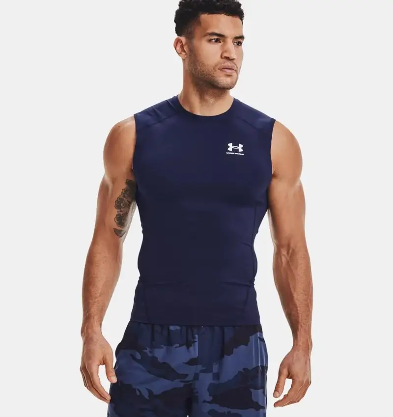 Canotta In Lycra Under Armour Blu | Under Armour