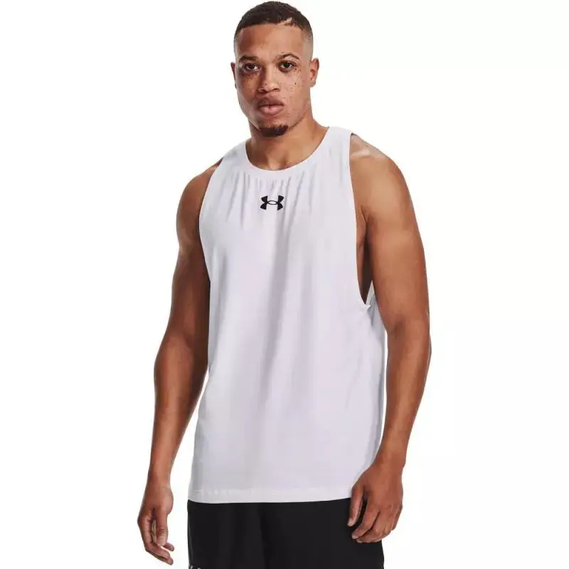 Canotta Uomo Under Armour Baseline Bianco | Under Armour Nero