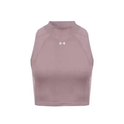 Canottiera da donna Under Armour HeatGear® Rib Rose