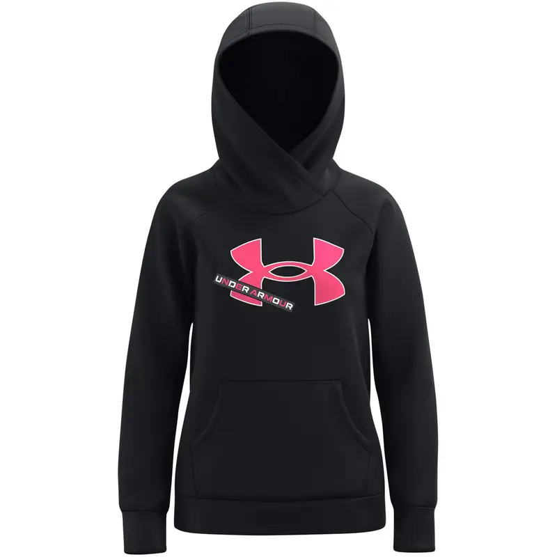 Cappuccio Under Armour Rival Fleece Logo. Nero. Bambini | Under Armour