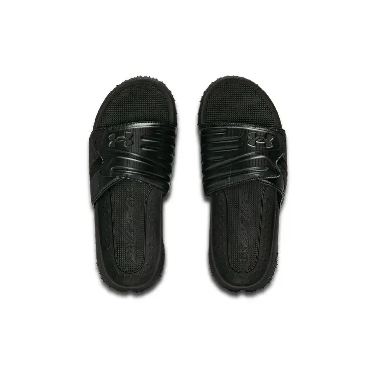 Ciabatte Under Armour Fat Tire Nere Uomo Sneakers 3023749-002 41 miniatura 4